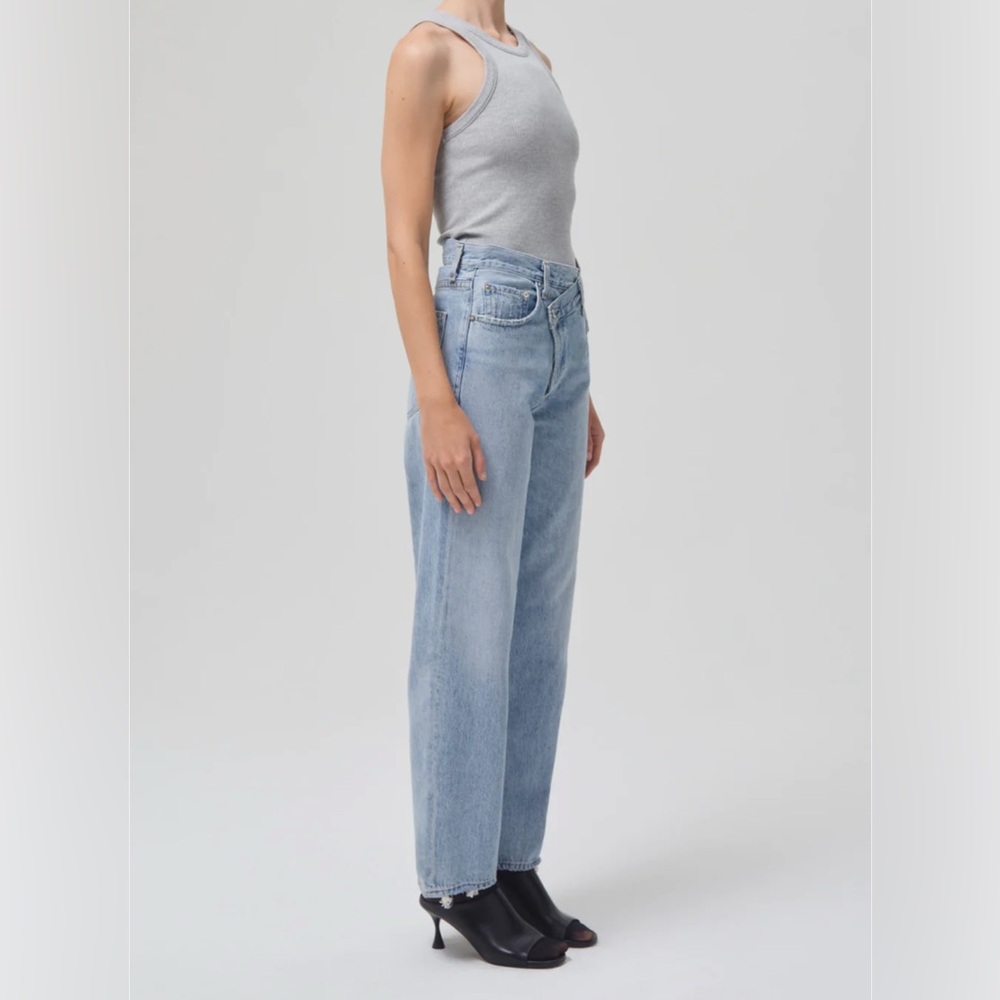 AGOLDE Criss Cross Upsized Jean in suburbia medium wash size 26 - Picture 4 of 10